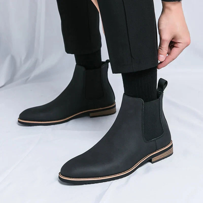 Robert™ - Bottes chelsea en cuir