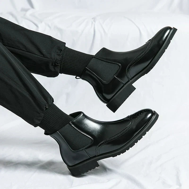 David™ - Bottes chelsea en cuir