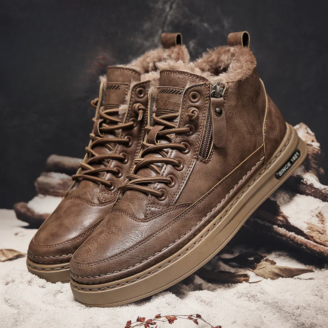 Christopher™ - Bottes d'hiver en cuir pour hommes